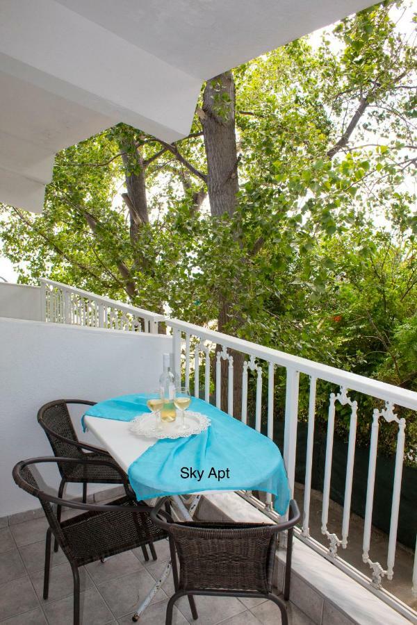 Aello Sea-Seafront Apartments Skala Fourkas Luaran gambar